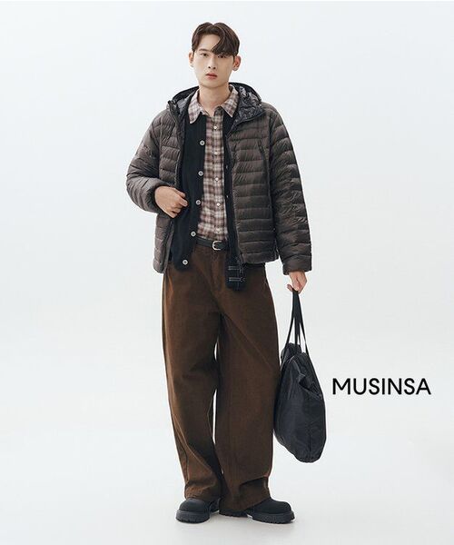 TOFFEE(トフィー)の「オンブレチェックシャツ (ブラウンパープル)(シャツ/ブラウス・メンズ・その他・MEDIUM/LARGE/X-LARGE)」の10枚目の写真