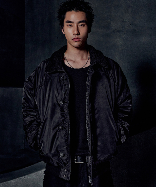 NOMANUAL(NOMANUAL)の「K.L BOMBER JACKET - BLACK(ブルゾン・レディース・その他・SMALL/MEDIUM/LARGE/X-LARGE)」の4枚目の写真