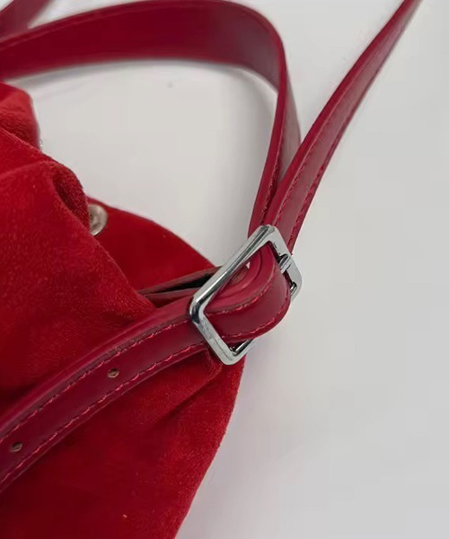 ammy.（エイミードット）の「【 ammy. / エイミードット 】 2way ギャザー ミニショルダーバッグ（ショルダーバッグ・レディース・イエロー/ダークブラウン/レッド・FREE）」の6枚目の写真