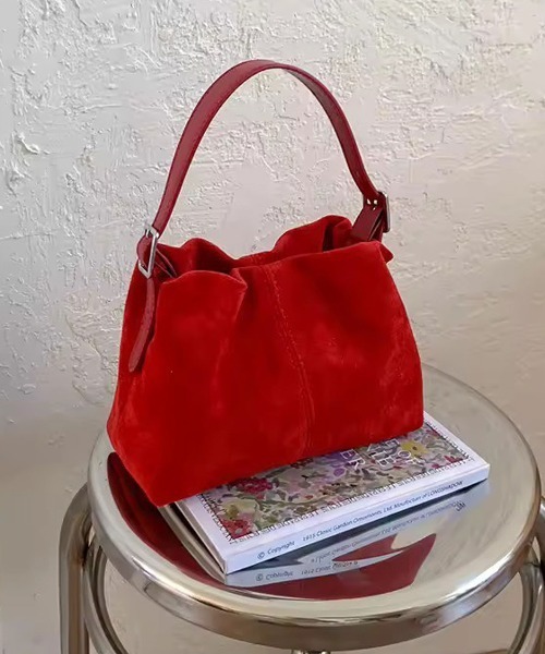 ammy.（エイミードット）の「【 ammy. / エイミードット 】 2way ギャザー ミニショルダーバッグ（ショルダーバッグ・レディース・イエロー/ダークブラウン/レッド・FREE）」の5枚目の写真