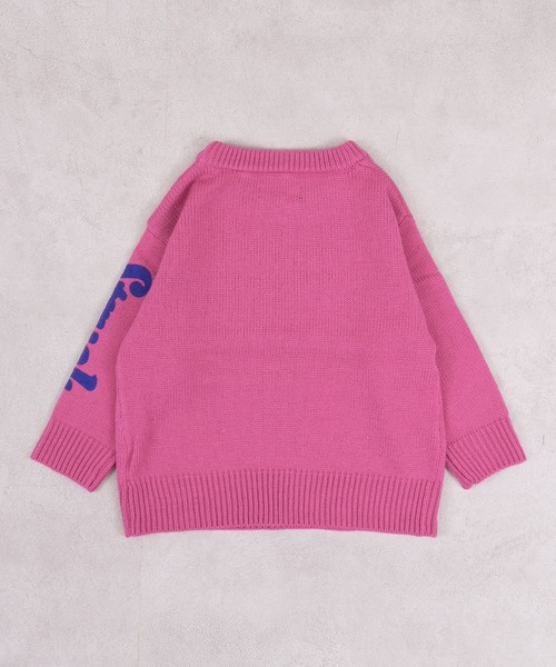 MARKEY'S（マーキーズ）の「クルーネックプリントセーター（ニット/セーター・キッズ・オフホワイト/ブルー/ピンク・S/M/L/LL）」の13枚目の写真