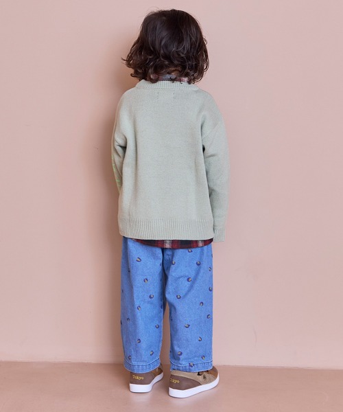 MARKEY'S（マーキーズ）の「クルーネックプリントセーター（ニット/セーター・キッズ・オフホワイト/ブルー/ピンク・S/M/L/LL）」の20枚目の写真