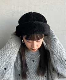 halo commodity（ハロ　コモディティー）の「[HALO COMMODITY/ハロ コモディティー] KUNA ボアフリースキャップ（ニットキャップ/ビーニー・レディース）」