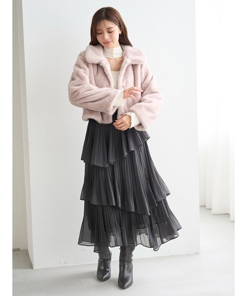 Sustainableプリーツティアードロングスカート（スカート）｜SNIDEL