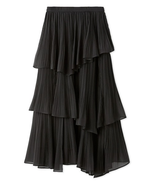Sustainableプリーツティアードロングスカート（スカート）｜SNIDEL