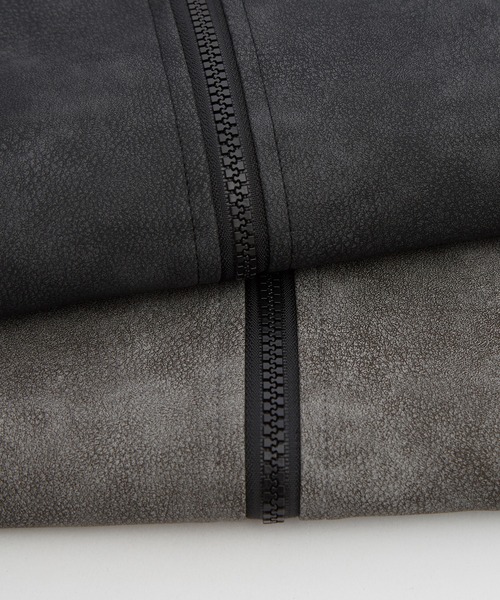 improves(インプローブス)の「スエード調 MA-1 ジャケット(MA-1・メンズ・ブラック/グレー・MEDIUM/LARGE)」の13枚目の写真
