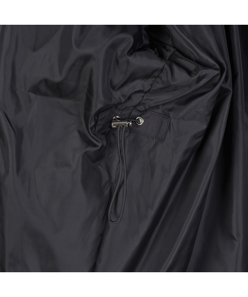 LAP(ラップ)の「(ダック)ハイネックニット配色ヒップ丈ダウン AR4ENB61(ダウンジャケット/コート・レディース・チャコール/ブラウン・FREE)」の7枚目の写真