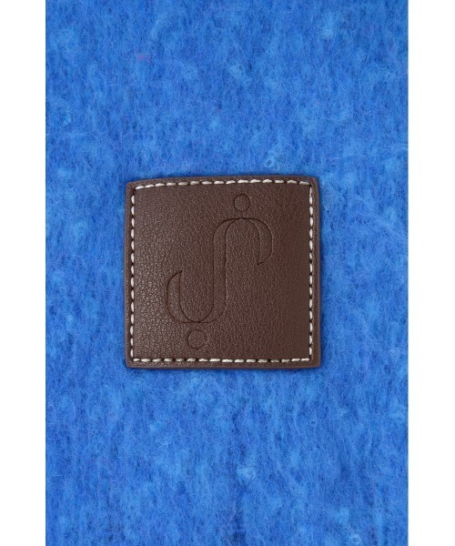 SLY（スライ）の「2WAY BIG MUFFLER Ⅱ ツーウェイ ビッグ マフラー ツー 秋服 冬服（マフラー・レディース・ブルー/レッド・FREE）」の6枚目の写真