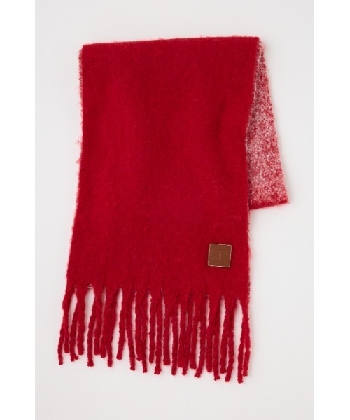 SLY（スライ）の「2WAY BIG MUFFLER Ⅱ ツーウェイ ビッグ マフラー ツー 秋服 冬服（マフラー・レディース・ブルー/レッド・FREE）」の9枚目の写真