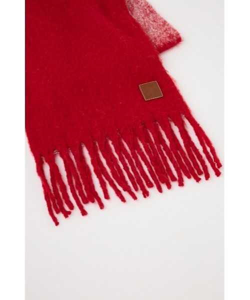 SLY（スライ）の「2WAY BIG MUFFLER Ⅱ ツーウェイ ビッグ マフラー ツー 秋服 冬服（マフラー・レディース・ブルー/レッド・FREE）」の11枚目の写真