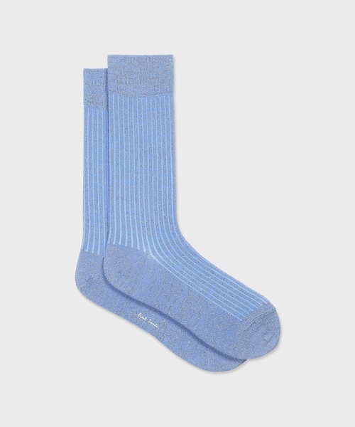 Paul Smith(ポールスミス)の「ラメ ソックス【250625 CS】(ソックス/靴下・メンズ・グレー/ライトブルー・25-27)」の1枚目の写真