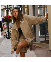 ERER（エルエル）の「[UN] Washed Painted Harrington Jacket Sand（MA-1・メンズ）」