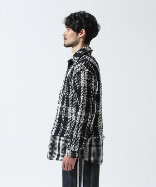 FR(13)NDS（フレンズ）の「FR(13)NDS/フレンズ/Layered Shirt（シャツ/ブラウス・メンズ・ブラック/グレー・F）」の5枚目の写真