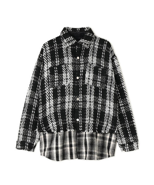 FR(13)NDS（フレンズ）の「FR(13)NDS/フレンズ/Layered Shirt（シャツ/ブラウス・メンズ・ブラック/グレー・F）」の10枚目の写真