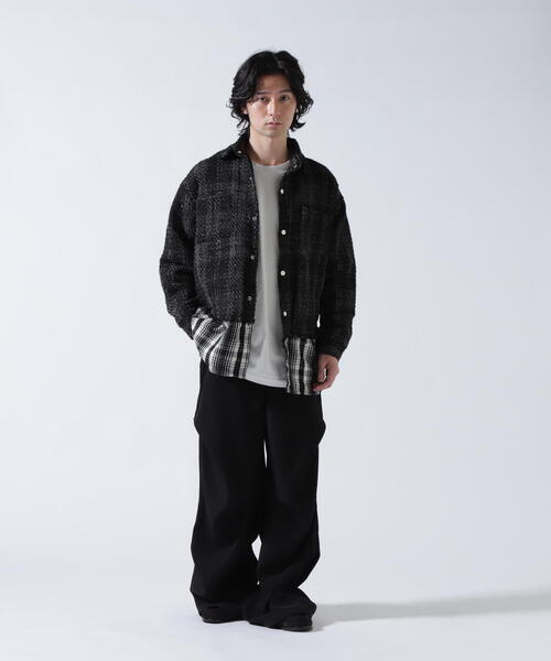 FR(13)NDS（フレンズ）の「FR(13)NDS/フレンズ/Layered Shirt（シャツ/ブラウス・メンズ・ブラック/グレー・F）」の17枚目の写真