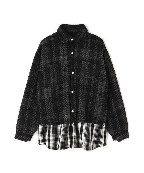 FR(13)NDS（フレンズ）の「FR(13)NDS/フレンズ/Layered Shirt（シャツ/ブラウス・メンズ・ブラック/グレー・F）」の18枚目の写真