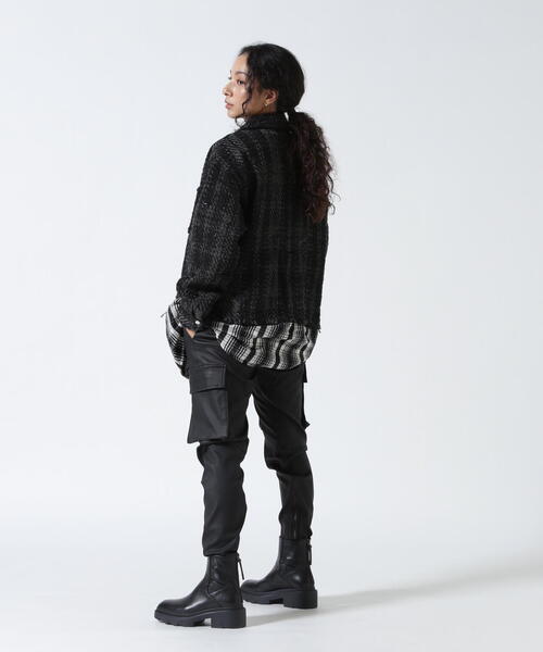 FR(13)NDS(フレンズ)の「FR(13)NDS/フレンズ/Layered Shirt(シャツ/ブラウス・メンズ・ブラック/グレー・F)」の22枚目の写真