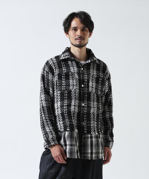 FR(13)NDS（フレンズ）の「FR(13)NDS/フレンズ/Layered Shirt（シャツ/ブラウス・メンズ・ブラック/グレー・F）」の2枚目の写真