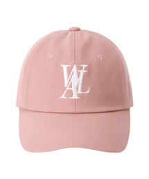 WOOALONG | Signature Logo ball cap - DUSTY PINK(キャップ)