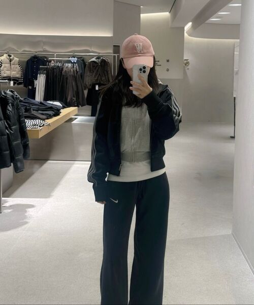 WOOALONG(ウアロン)の「Signature Logo ball cap - DUSTY PINK(キャップ・レディース・ライトピンク・MEDIUM/SMALL)」の17枚目の写真