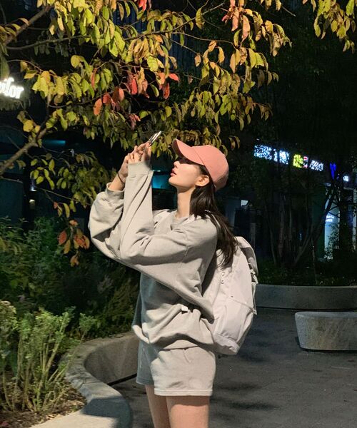 WOOALONG(ウアロン)の「Signature Logo ball cap - DUSTY PINK(キャップ・レディース・ライトピンク・MEDIUM/SMALL)」の19枚目の写真