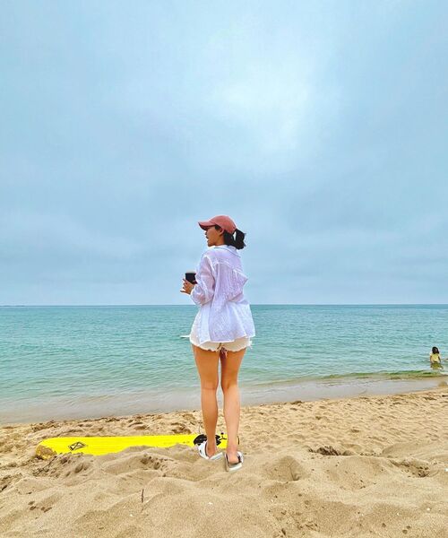 WOOALONG(ウアロン)の「Signature Logo ball cap - DUSTY PINK(キャップ・レディース・ライトピンク・MEDIUM/SMALL)」の10枚目の写真