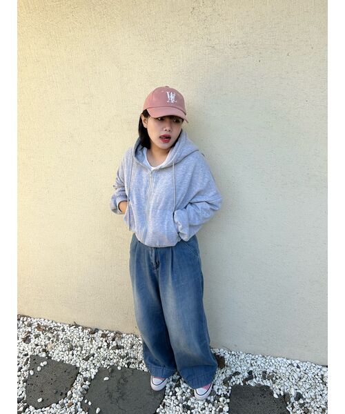 WOOALONG(ウアロン)の「Signature Logo ball cap - DUSTY PINK(キャップ・レディース・ライトピンク・MEDIUM/SMALL)」の8枚目の写真