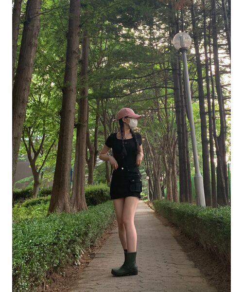 WOOALONG(ウアロン)の「Signature Logo ball cap - DUSTY PINK(キャップ・レディース・ライトピンク・MEDIUM/SMALL)」の3枚目の写真