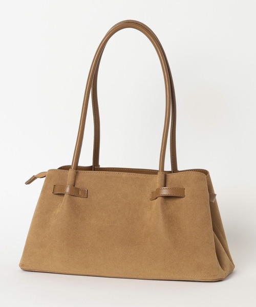 Elura(エルーラ)の「ワイドリュクスベルトトート(ハンドバッグ・レディース・ブラック/キャメル・FREE)」の6枚目の写真