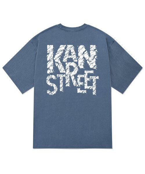 KAN6312(カン6312)の「KTPN0084 クリックカルチャー ピグメント 半袖Tシャツ - ブルー(Tシャツ/カットソー・メンズ・その他・MEDIUM/LARGE/X-LARGE)」の1枚目の写真