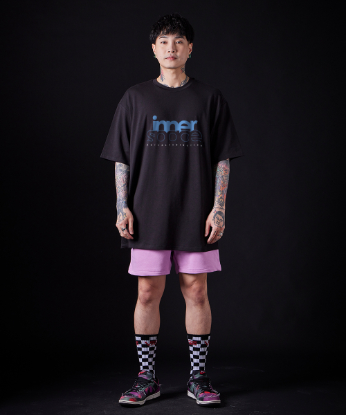 ASTRAL PROJECTION(アストラルプロジェクション)の「ヴィンテージインナースペーススーピマコットンラウンドネック半袖Tシャツ_ブラック(Tシャツ/カットソー・メンズ・その他・LARGE/MEDIUM/X-LARGE)」の2枚目の写真