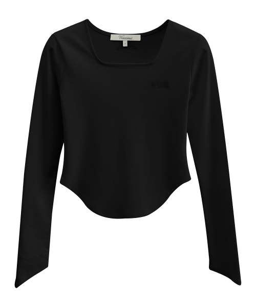 Vivacious(ビバシャス)の「Ligne Belle Top_2Colors(Tシャツ/カットソー・レディース・ホワイト/ブラック・SMALL/MEDIUM)」の6枚目の写真