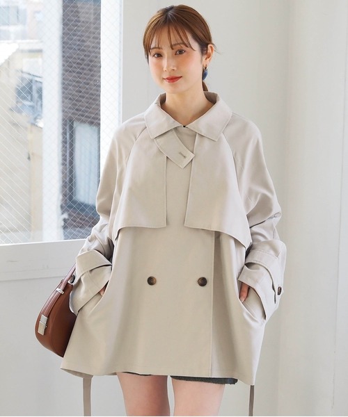 tiptop(ティップトップ)の「ミドル丈トレンチコート(トレンチコート・レディース・ベージュ/アイボリー・FREE)」の11枚目の写真