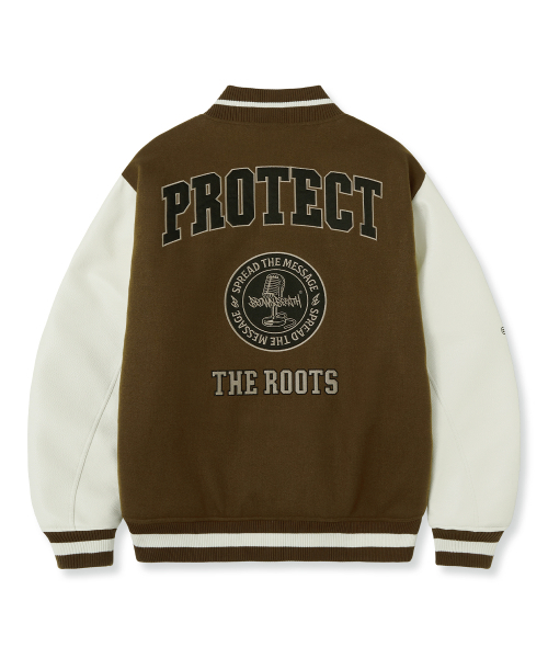 BROWNBREATH(ブラウンブレス)の「BB VARSITY JACKET - BROWN(その他アウター・レディース・その他・MEDIUM/LARGE/X-LARGE)」の2枚目の写真