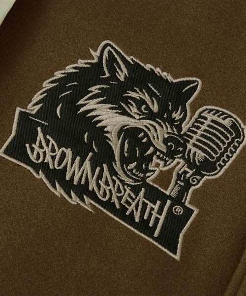 BROWNBREATH(ブラウンブレス)の「BB VARSITY JACKET - BROWN(その他アウター・レディース・その他・MEDIUM/LARGE/X-LARGE)」の4枚目の写真