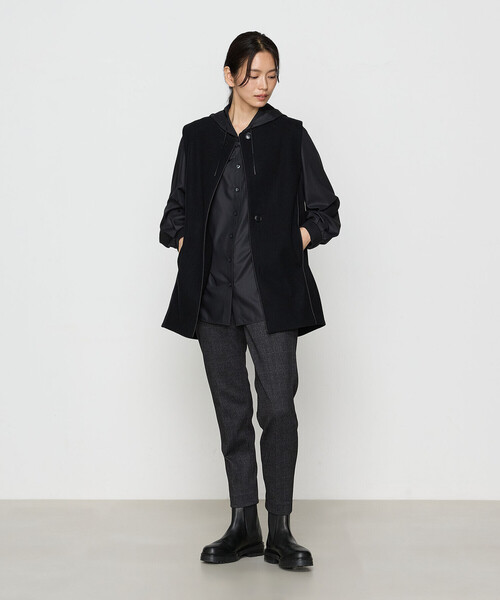 Gabardine K.T（ギャバジンケーティー）の「〔 +サイズ 〕 ハイテンション のびのびあったか裏起毛パンツ（その他パンツ・レディース・ライトグレー系・13号）」の13枚目の写真