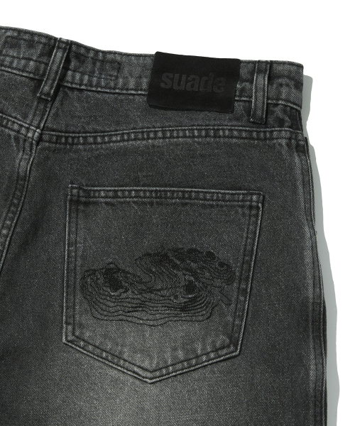 suade（スエード）の「CONTOUR POCKET DENIM [GRAY]（デニムパンツ・レディース・その他・SMALL/MEDIUM/LARGE）」の9枚目の写真