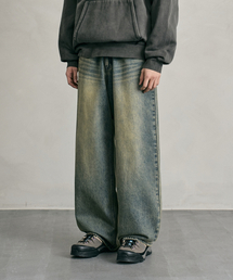 Tin Washed Wide Jeans DCPT059RustYellow