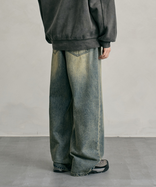 DECET(デケト)の「Tin Washed Wide Jeans DCPT059RustYellow(デニムパンツ・レディース・その他・26/28/30/32/34)」の11枚目の写真