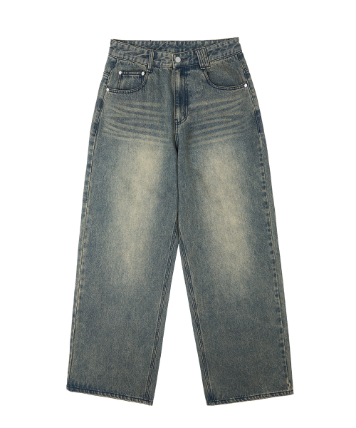 DECET(デケト)の「Tin Washed Wide Jeans DCPT059RustYellow(デニムパンツ・レディース・その他・26/28/30/32/34)」の12枚目の写真