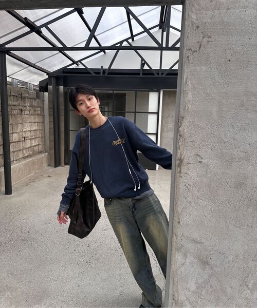 DECET(デケト)の「Tin Washed Wide Jeans DCPT059RustYellow(デニムパンツ・レディース・その他・26/28/30/32/34)」の4枚目の写真