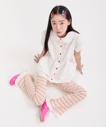 NEFNEF（ネフネフ）の「stripe leggings pants_ivory（その他パンツ）」