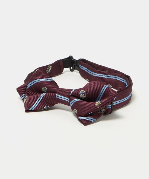 green label relaxing(グリーンレーベルリラクシング)の「ボウタイ チーフ セット(クレスト) / キッズ 手洗い可能(ネクタイ・キッズ・ワイン/オレンジ・FREE)」の3枚目の写真