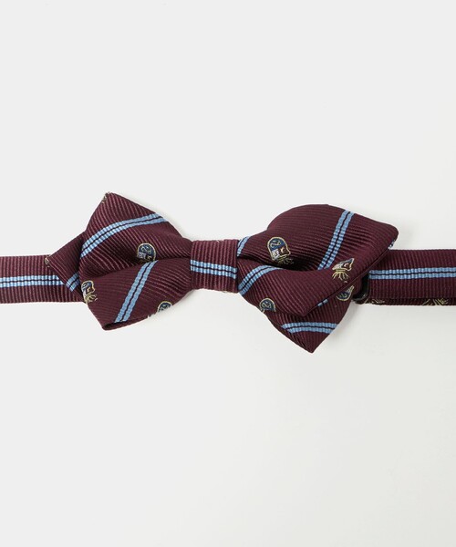 green label relaxing(グリーンレーベルリラクシング)の「ボウタイ チーフ セット(クレスト) / キッズ 手洗い可能(ネクタイ・キッズ・ワイン/オレンジ・FREE)」の4枚目の写真