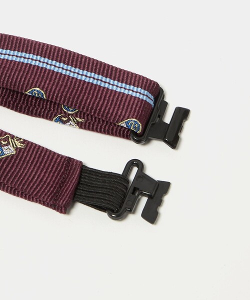 green label relaxing(グリーンレーベルリラクシング)の「ボウタイ チーフ セット(クレスト) / キッズ 手洗い可能(ネクタイ・キッズ・ワイン/オレンジ・FREE)」の6枚目の写真