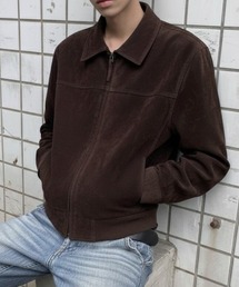 link lot（リンクロット）の「ヴィンテージライクスウェードジップジャケット（ブルゾン）」