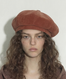 UNDERCONTROL STUDIO（アンダーコントロールスタジオ）の「コーデュロイベレー帽 BREAD BERET / コーデュロイ / カッパーオレンジ（ハンチング/ベレー帽）」