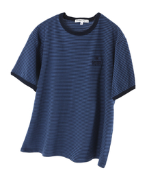 GARDEN EXPRESS（ガーデンエクスプレス）の「GARDEN SYMBOL STRIPE T-SHIRT (blue)（Tシャツ/カットソー）」