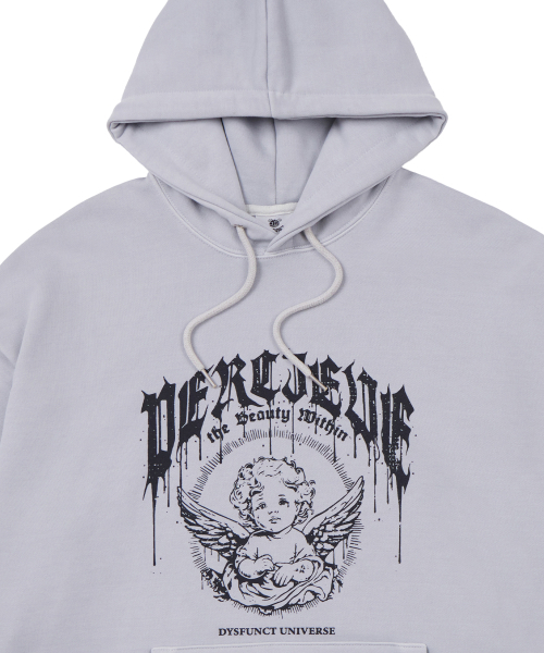 DYSFUNCT（ディスファンクト）の「ANGELIC PIGMENT HOODIE(BLUE GRAY)（パーカー・レディース・その他・LARGE/X-LARGE/MEDIUM）」の5枚目の写真