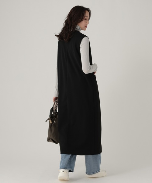 Elura(エルーラ)の「サマ見えリラクシージャンスカ/625550(ジャンパースカート・レディース・ダークブラウン/ブラック・FREE)」の19枚目の写真